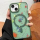 Чохол TPU+PC Flush with MagSafe для Apple iPhone 14 (6.1") Dark green - зображення 2
