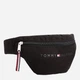 Сумка поясная (бананка) мужская тканевая Tommy Hilfiger 803456029 Черная (1159811190) - изображение 3