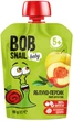 Упаковка фруктового пюре Bob Snail Яблоко-Персик 90 г х 10 шт (4820219343134) - изображение 2