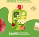 Упаковка фруктового пюре Bob Snail Яблоко-Банан 90 г х 10 шт (4820219343127) - изображение 3