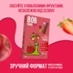 Упаковка фруктово-ягодных конфет Bob Snail Яблочно-клубничный страйп 84 г х 7 шт (4820219347699) - изображение 3