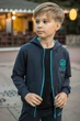 Костюм спортивный F&D для подростка 7-14 лет , Темно-синий 152 - изображение 2