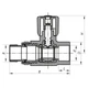 Кран радиаторный 25x3/4 прямой PPR Koer K0160.PRO (KP0205) - зображення 2