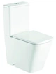 Унитаз-компакт Mixxus Premium Quadro-0401-R 610x365x825mm, система смыва RIMLESS (MP6457) - изображение 1