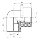 Угол установочный для гипсокартонных стен ВР 20x1/2F PPR Koer K0189.PRO (KP0244) - изображение 2