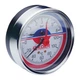 Термо-манометр аксиальный (Koer KM.812A) (0-6 bar), D=80мм, 1/2'' (KR0220) - изображение 1
