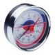 Термо-манометр аксиальный (Koer KM.812A) (0-4 bar), D=80мм, 1/2'' (KR0221) - зображення 1