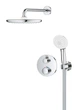 Душевая система скрытого монтажа с термостатом Grohe Grohtherm (34872000) - зображення 2