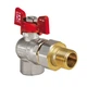 Кран с американкой 1" (Koer KR.228) угловой (KR0149) - зображення 1