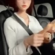 М'яка автомобільна 3D-накладка на пасок безпеки YomyCar з дизайном цуцика - зображення 3