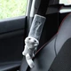 Мягкая автомобильная 3D-накладка на ремень безопасности YomyCar с дизайном котёнка - изображение 3