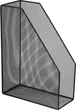 Лоток для бумаги металлический, вертикальный Buromax Черный 1 шт (BM.6260-01) - изображение 2