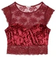 Бархатный топ женский Intimissimi Бордовый (CGD1302 bordo (M)) - изображение 2