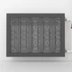 Решетка на батарею декоративная SMARTWOOD R2111 300 мм Графитовый (R21111106) - изображение 1