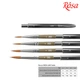 Кисточка для рисования Rosa Микс соболь/синтетика круглый, TRAVEL BRUSH, LAKE 178, № 8 (4823098516767) - изображение 5