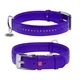 Ошейник для животных WAUDOG Glamour с QR-паспортом, двойной Ш 35 мм Д 46-60 см фиолетовый (38829) - изображение 1