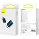 Перехідник Адаптер Baseus ZJJQ000003 Ingenuity Series Mini OTG Type-C to USB-A 3.1 Синій - зображення 2