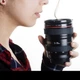 Термо кухоль у вигляді об'єктиву Canon 250 мл, універсальна для гарячих та холодних напоїв (платик, метал,чорна) - зображення 2