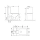 Унитаз напольный Qtap Tern Ultra Quiet безободковый с сиденьем Soft-Close QT17222175AUQ1W White - изображение 2