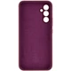 Чохол Silicone Cover Lakshmi Full Camera (AAA) Samsung Galaxy A34 5G (Бордовий) - зображення 3