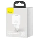 Зарядний пристрій Baseus 1хType-C 30W PD/QC White (CCSUP-J02) - зображення 2