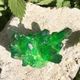 Натуральный камень кварца с зеленым напылением. Минерал Green quartz. Прозем 70g. Зеленый кварц 4912550 - изображение 2