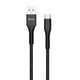 Кабель USB WALKER C780 Type-C black - изображение 1