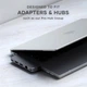 Протиударний чохол-накладка Clear Shell для Apple MacBook Pro 14.2" (A2442/A2779) Прозорий - зображення 3