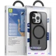 Чохол Apple iPhone 14 Pro Max (6.7") Blue Skin Friendly Frosted Magsafe Series Чорний - зображення 3