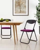 Стул для кухни и гостиной Nowy Styl JACK ordf BLACK C-74 Фиолетовый - изображение 10