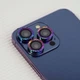 Защитное стекло Metal Shine на камеру (в упак.) для Apple iPhone 13 Pro / 13 Pro Max Сиреневый / Rainbow - 00000062931_4 - изображение 3