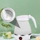 Электрочайник силиконовый дорожный складной Electric Kettle Белый KET-23-White - изображение 6