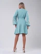 Плаття-вишиванка жіноче з візерунком ISSA PLUS SA-546 L/XL Зелене (issa2007682623754) - зображення 2
