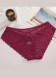 Кружевные женские трусики слипы Summer Leaf (1380-46-03) Красный L FINETOO (46) - изображение 4