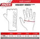 Гелевые бинты RDX Hosiery Inner Gloves Elasticated Half Finger Black Golden (HYP-IB-L) - изображение 4