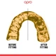 Капа OPRO Instant Custom-Fit UFC Strike White Gold (OIC-UFCStrike-WHGD) - изображение 2