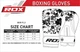 Женские боксерские перчатки RDX FL3 Floral Boxing Gloves Black (BGR-FL3-12OZ) - изображение 6