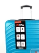 Чемодан Большой L Easy Move ABS 76 х 49 х 29 см 95 л Голубой - изображение 4