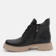 Женские демисезонные ботинки кожаные низкие PARADIZE SHOES EC-208 37 24 см Черные (ROZ6501021723) - изображение 3