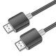 Кабель HOCO US08 HDTV2.0 4K HD HDMI to HDMI data cable 2m Black (6931474799395) - изображение 4