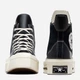Женские кеды высокие Converse Chuck 70 De Luxe Squared Hi A06435C-001 36.5 (6) 23 см Черные (194434653793) - изображение 4