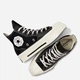 Женские кеды высокие Converse Chuck 70 De Luxe Squared Hi A06435C-001 36.5 (6) 23 см Черные (194434653793) - изображение 6