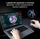 Дротова вертикальна комп'ютерна миша ZELOTES C18 з джойстиком і RGB підсвічуванням, чорна (88789614) - зображення 2