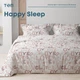 Комплект постельного белья ТЭП "Happy Sleep" Заметки любви Евро 200 x 220 см наволочки 2 х 50х70 см - изображение 1