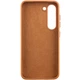 Шкіряний чохол Epik Bonbon Leather Metal Style на Samsung Galaxy S23 Коричневий / Brown - зображення 3