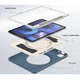 Чехол ARM Cover Apple iPad Pro 12.9" (2018) противоударный с кольцом подставкой Dark Green-Grey - изображение 5