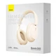 Беспроводные накладные Bluetooth наушники Baseus Bowie D05 Creamy white (NGTD020202) - изображение 6