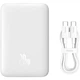 Портативный аккумулятор павербанк Baseus Magnetic Mini 6000mAh 20W White (P10059002223-00) - изображение 5