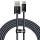Кабель Baseus Type-C Dynamic Series 2m 100W 6A CALD000716 сірий - зображення 1
