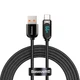 Кабель с экраном Baseus Fast Charging USB - Type-C 66W 1 метра CASX020001 - изображение 2